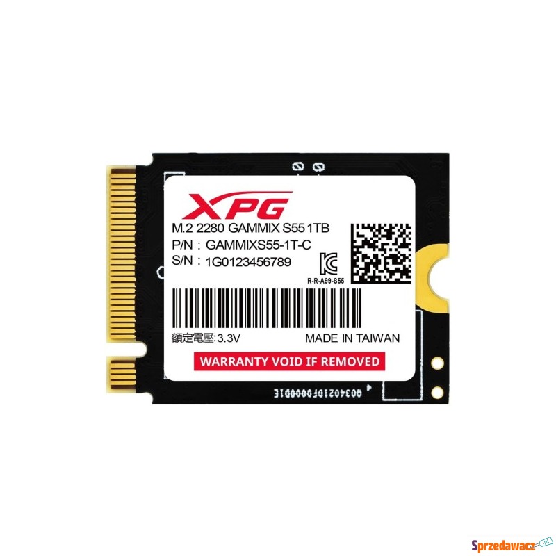 ADATA SSD GAMMIX S55 1TB Gen 4x4 2230 - Dyski twarde - Poznań