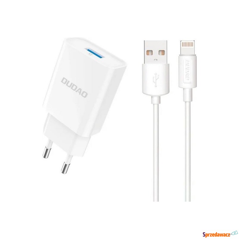 Dudao A4EU 1x USB-A + kabel USB-A - Lightning - Ładowarki sieciowe - Wałbrzych