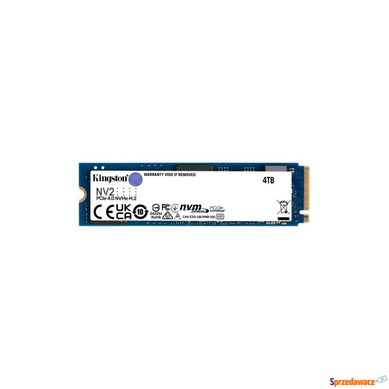 Dysk SSD Kingston NV2 (4TB; M.2 2280; PCIe 4.0... - Dyski twarde - Ostrowiec Świętokrzyski