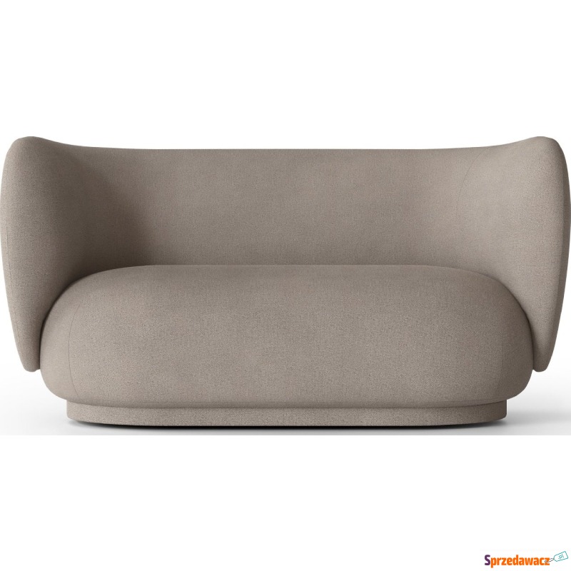 Sofa dwuosobowa Rico Brushed ciepłoszara - Sofy, fotele, komplety... - Koszalin