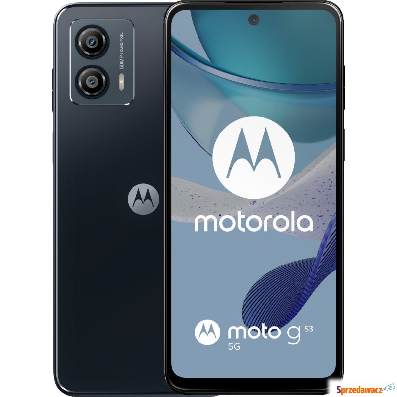 Smartfon Motorola Moto G53 5G 4/128GB Czarny... - Telefony komórkowe - Włocławek