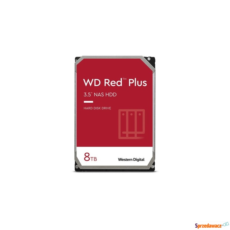 Dysk HDD WD Red Plus WD80EFPX (8 TB ; 3.5"; 256... - Dyski twarde - Krupniki