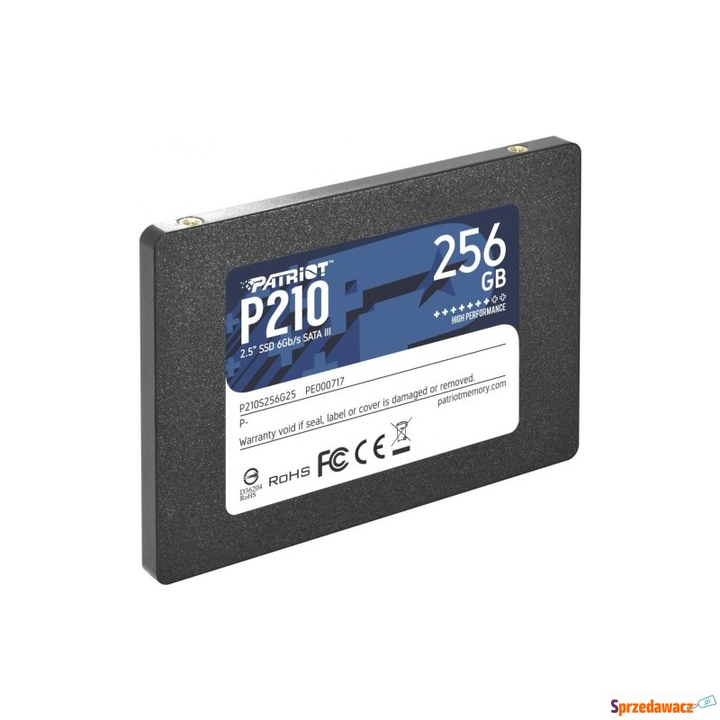 SSD Patriot P210 256GB SATA3 2.5 - Dyski twarde - Nysa