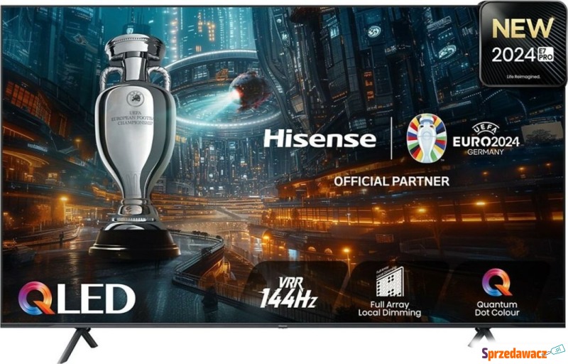 Telewizor Hisense Smart TV Hisense 85E7NQ 4K Ultra... - Telewizory - Wrocław