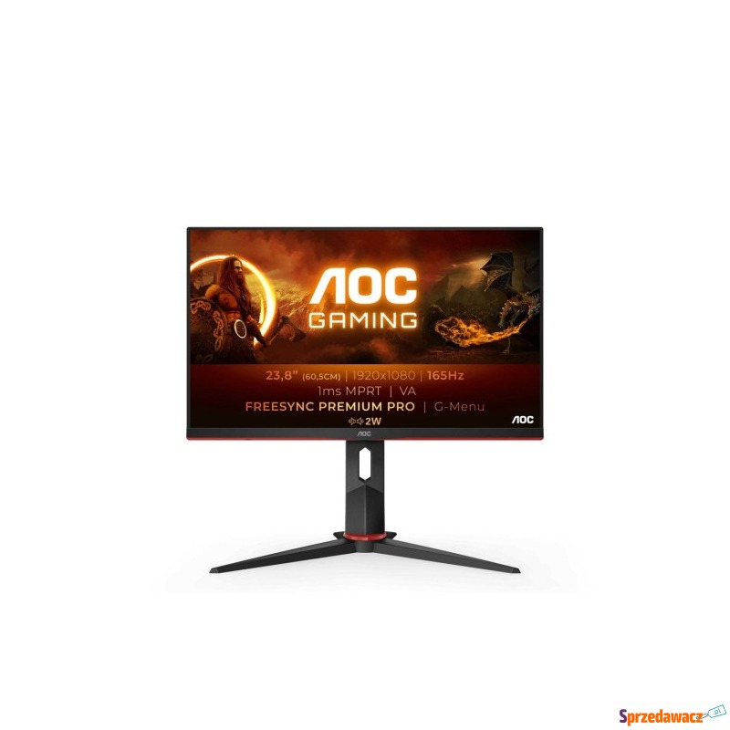 MONITOR AOC LED 24" 24G2SAE/BK - Monitory LCD i LED - Lublin