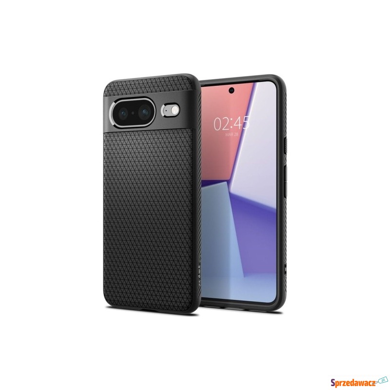 Etui Spigen Liquid Air do Google Pixel 8, czarne - Etui na telefon - Bielsko-Biała