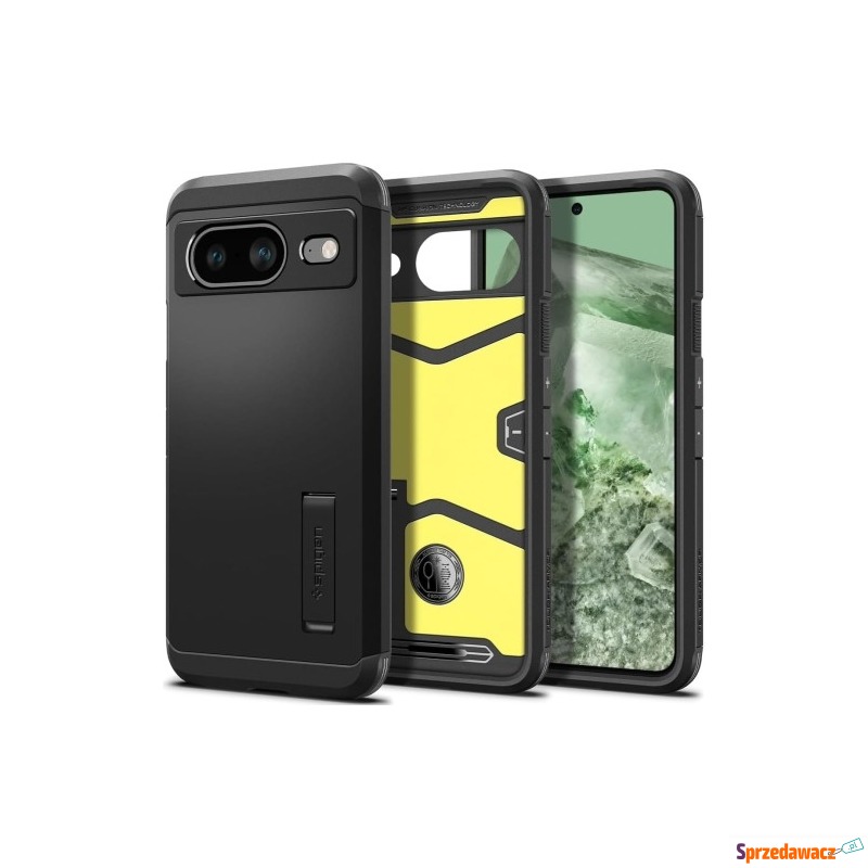 Etui Spigen Tough Armor do Google Pixel 8, czarne - Etui na telefon - Kraków