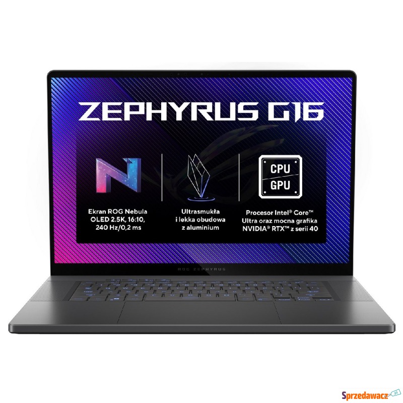 Asus ROG Zephyrus G16 GU605MY-QR058X - Ultra... - Laptopy - Piaseczno