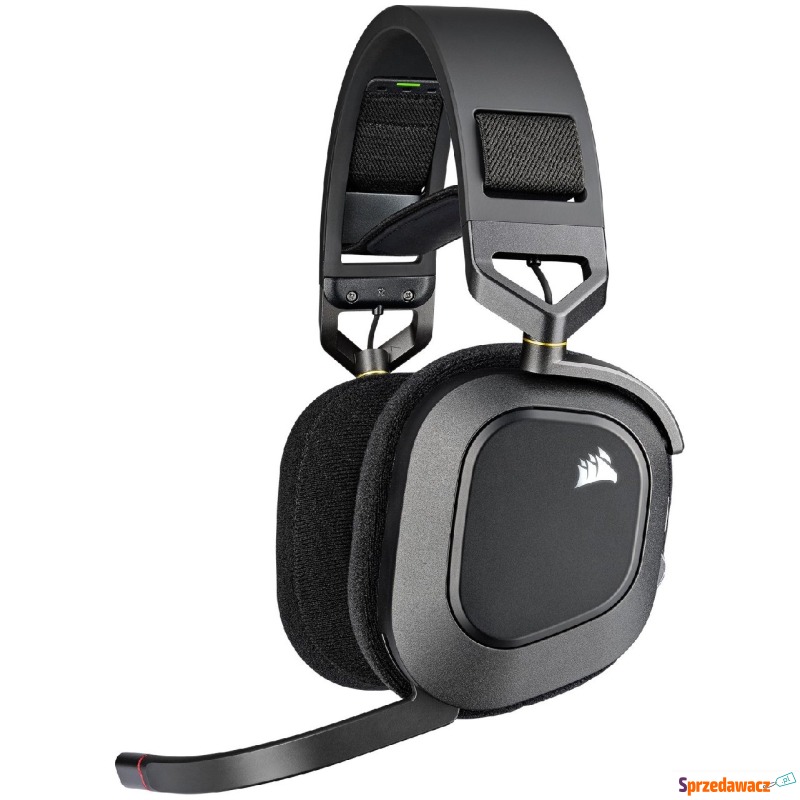 Nauszne Corsair HS80 RGB Wireless Carbon - Słuchawki - Gdańsk