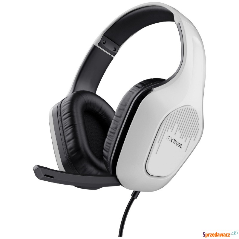 Nauszne Trust GXT415W Zirox Headset Białe - Słuchawki - Gdynia