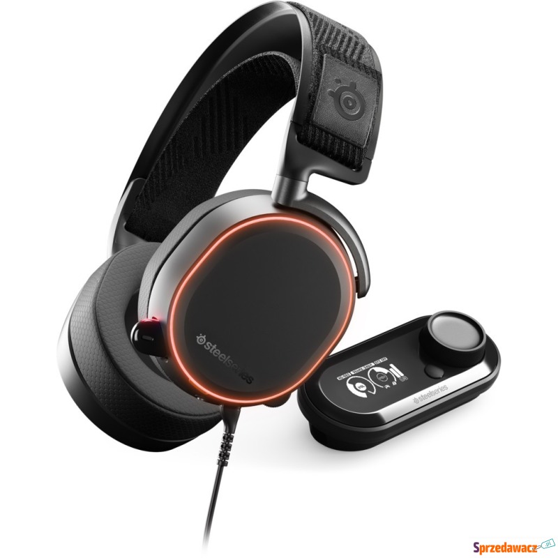 Nauszne SteelSeries Arctis Pro + GameDac czarne - Słuchawki - Bolesławiec