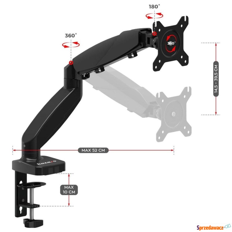 Huzaro Motion 1.2 - Uchwyty do telewizorów - Skierniewice
