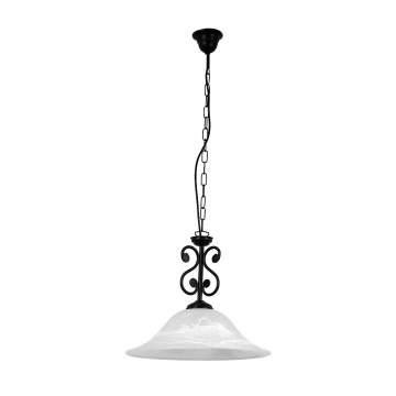 Lampa wisząca Rabalux Dorothea 1x60W E27 czarny mat/biały 7776