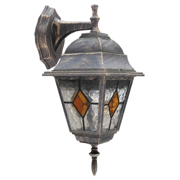 Kinkiet zewnętrzny lampa ścienna Rabalux Monaco 1x60W E27 IP43 antyczne złoto 8181