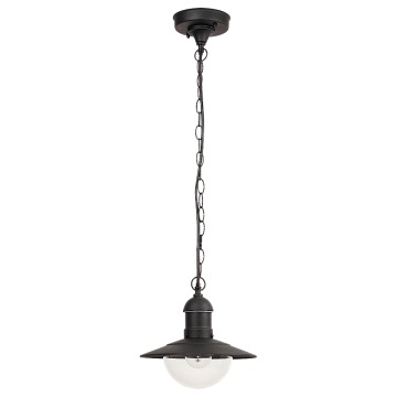 Lampa wisząca zewnętrzna Rabalux Oslo 1x60W E27 IP44 czarna 8717