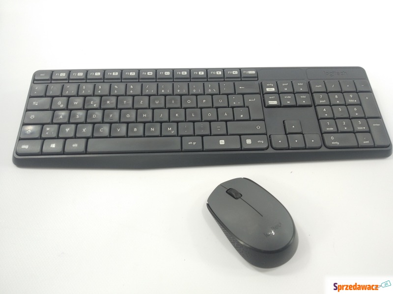 Klawiatura i mysz Logitech MK235 BEZ ODBIORNIKA - Klawiatury - Bydgoszcz