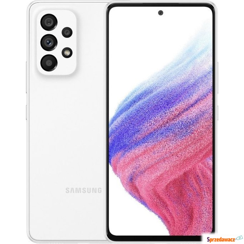 Smartfon Samsung Galaxy A53 5G 6/128GB Biały... - Telefony komórkowe - Zabrze