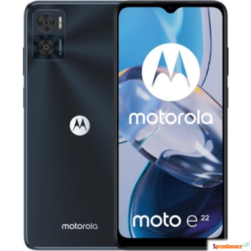 Smartfon Motorola Moto E22 4/64GB Czarny (PAV... - Telefony komórkowe - Toruń