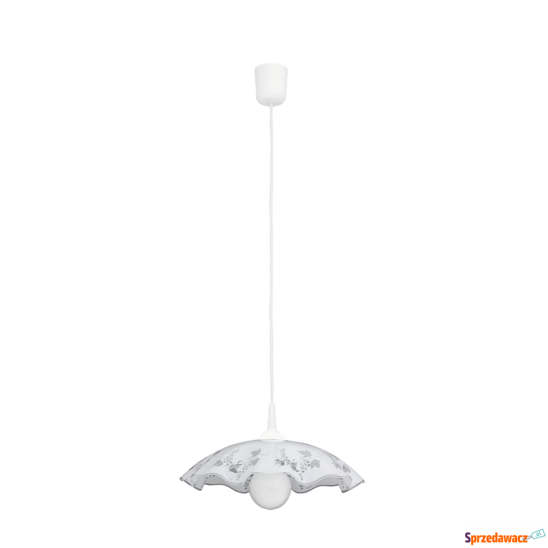 Lampa wisząca zwis Rabalux Vino 1x60W E27 bia... - Lampy wiszące, żyrandole - Łódź