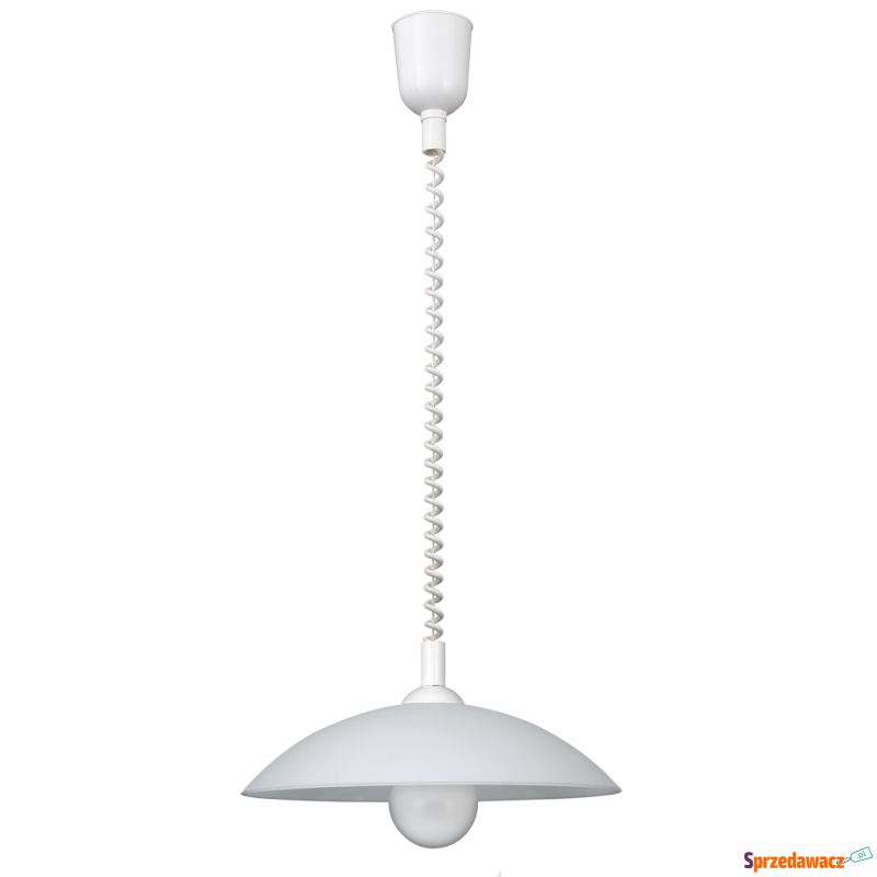 Lampa wisząca zwis Rabalux Round 1x60W E27 biała... - Lampy wiszące, żyrandole - Gliwice