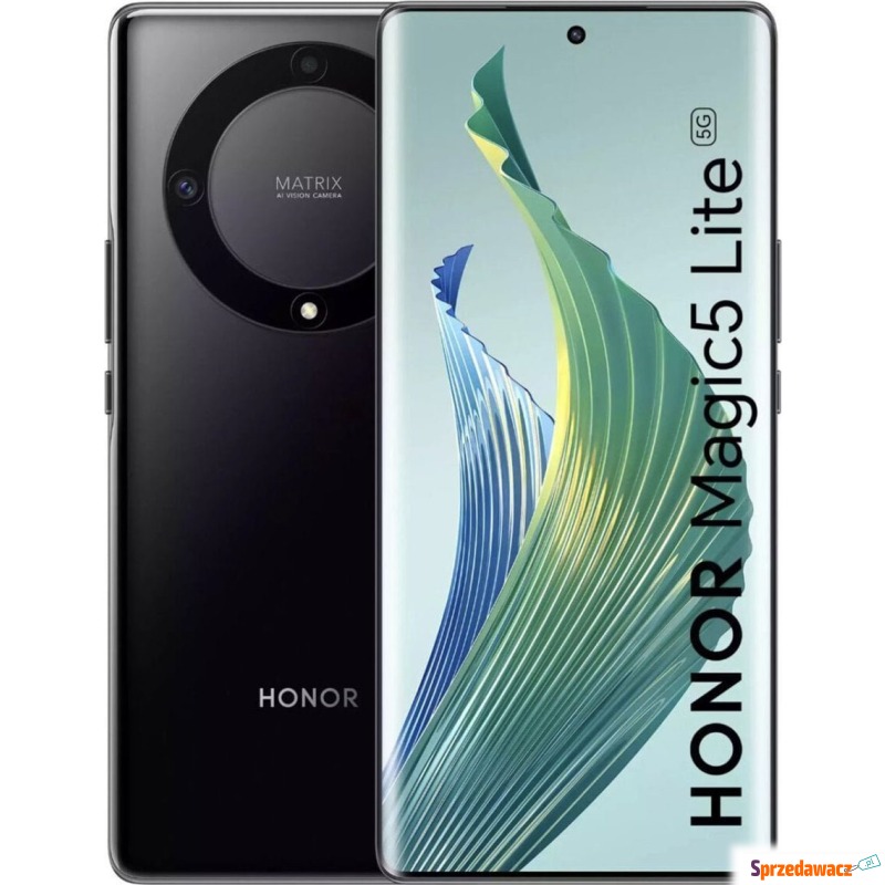 Smartfon Honor Magic5 Lite 5G 8/256GB Czarny... - Telefony komórkowe - Szczecin