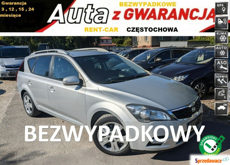 Kia Cee'd - 1.6D 90PS OPŁACONY Bezwypadkowy K... - Samochody osobowe - Częstochowa