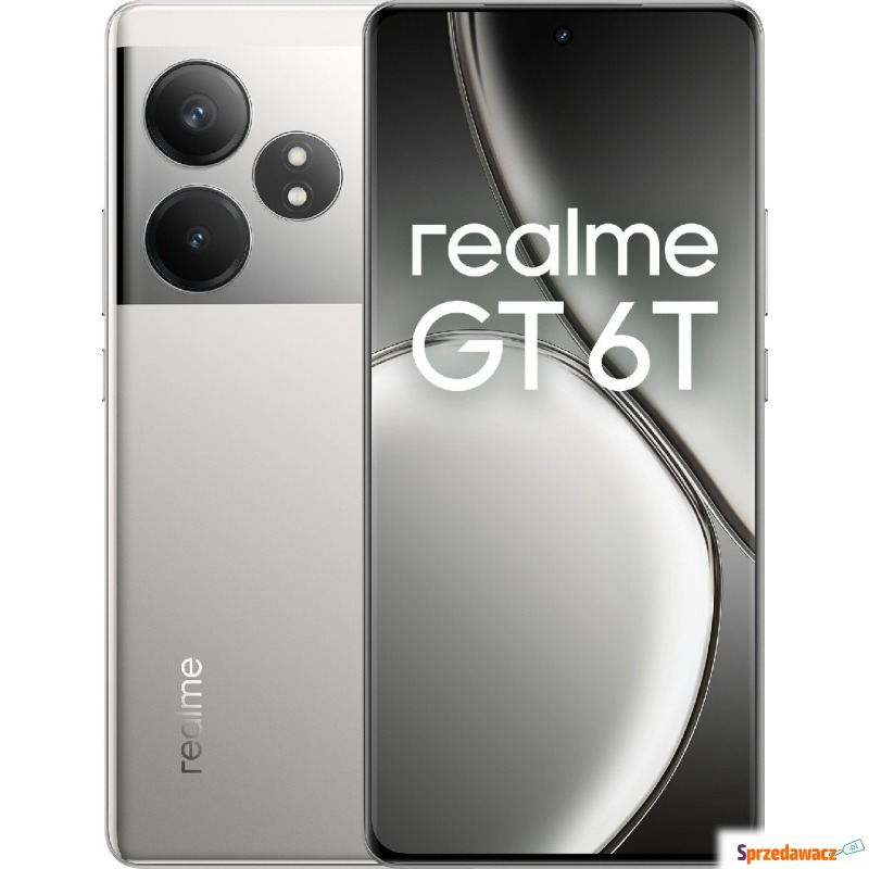 Smartfon Realme GT 6T 5G 8/256GB Srebrny (RMX3853) - Telefony komórkowe - Gniezno