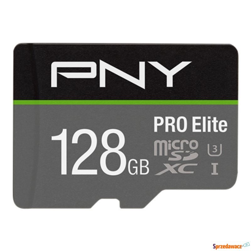 PNY PRO Elite microSDXC 128GB + Adapter SD - Karty pamięci, czytniki,... - Mielec