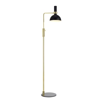 Lampa podłogowa oprawa stojąca Markslojd Larry 1x60W E27 czarny/złoty 106972