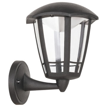 Kinkiet Rabalux Sorrento 8126 lampa ogrodowa zewnętrzna 1x8W LED IP44 czarny matowy