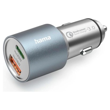 Hama ładowarka samochodowa 1x PD USB-C, 1x QC USB-A, 38W