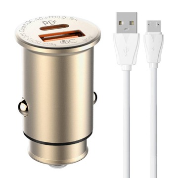 Ldnio C506Q USB, USB-C + Kabel MicroUSB