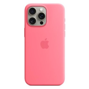 Apple iPhone 15 Pro Max Silicone Case with MagSafe pink