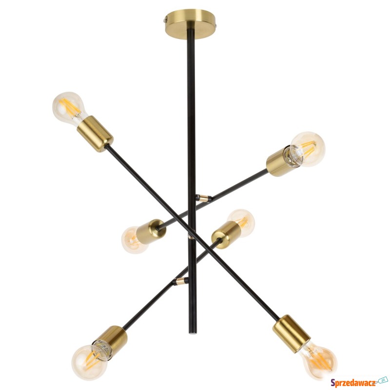 Lampa wisząca Rabalux Lanny 2104 6x15W E27 cz... - Lampy wiszące, żyrandole - Bytom