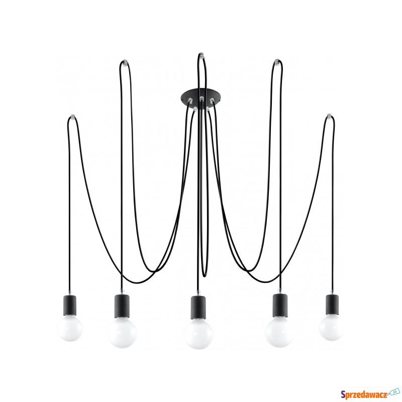 Lampa wisząca Sollux Edison 5 SL.0371 5x60W E27... - Lampy wiszące, żyrandole - Bielsko-Biała