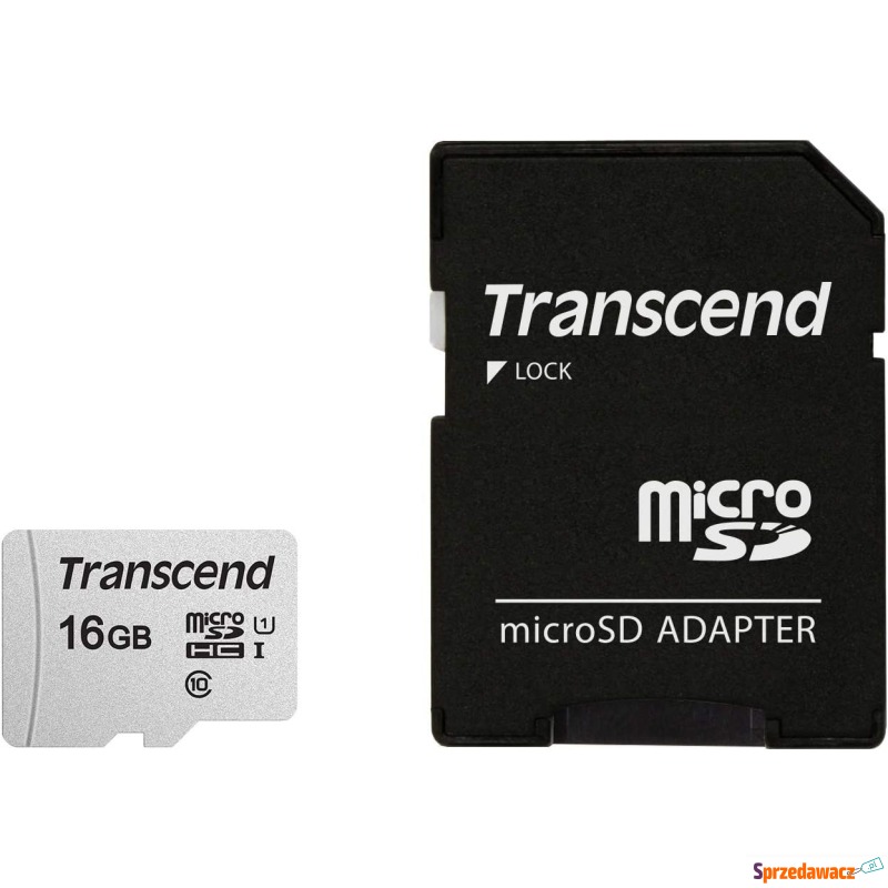 Transcend TS16GUSD300S-A - Karty pamięci, czytniki,... - Włocławek