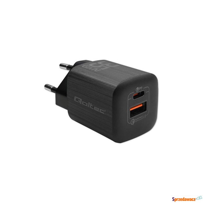 Qoltec 35W GaN ULTRA | 5-20V | 2.25-3A | 1 x USB... - Ładowarki sieciowe - Katowice