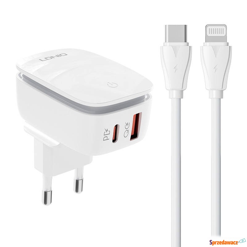 Ldnio A2425C USB, USB-C + kabel USB-C - Lightning - Ładowarki sieciowe - Skarżysko-Kamienna