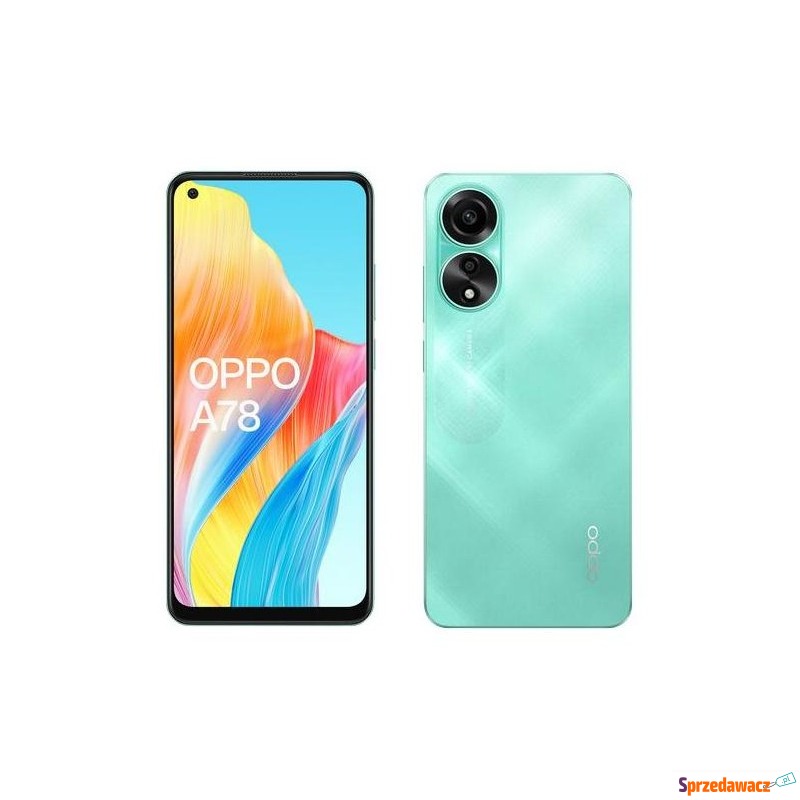 OPPO A78 8/128GB turkusowy - Telefony komórkowe - Starachowice