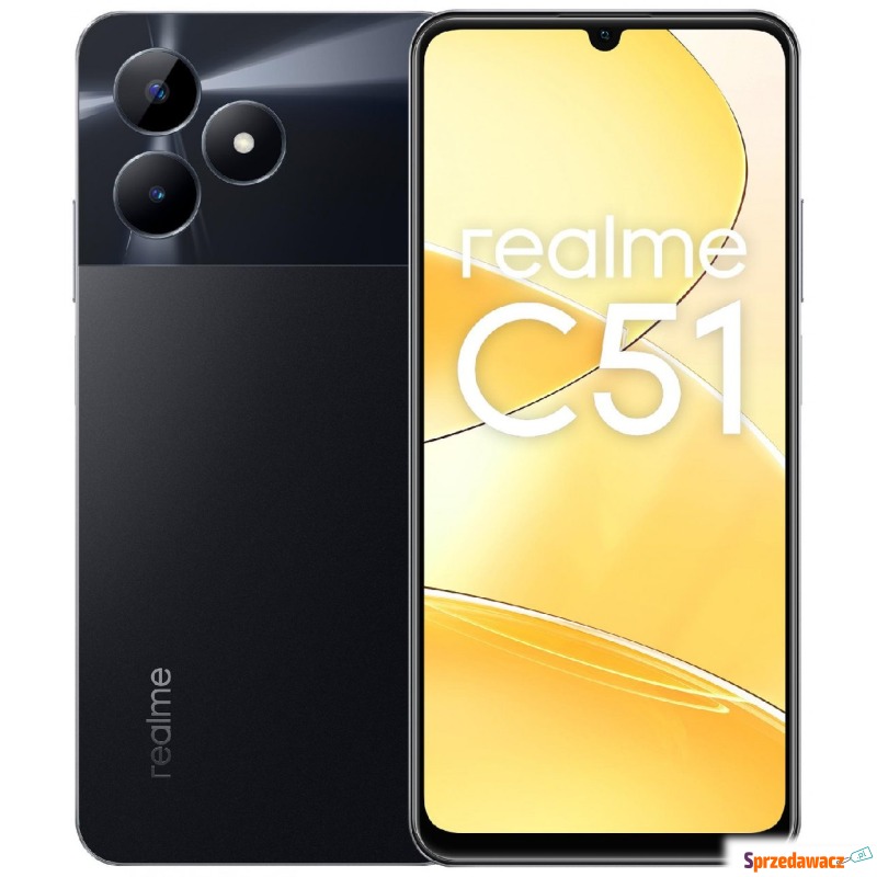 realme C51 4/128GB czarny - Telefony komórkowe - Grodzisk Wielkopolski