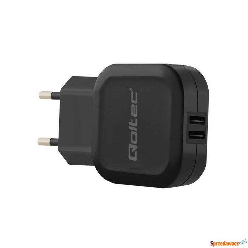 Qoltec 17W 5V 3.4A 2x USB + kabel USB-C - Ładowarki sieciowe - Włocławek