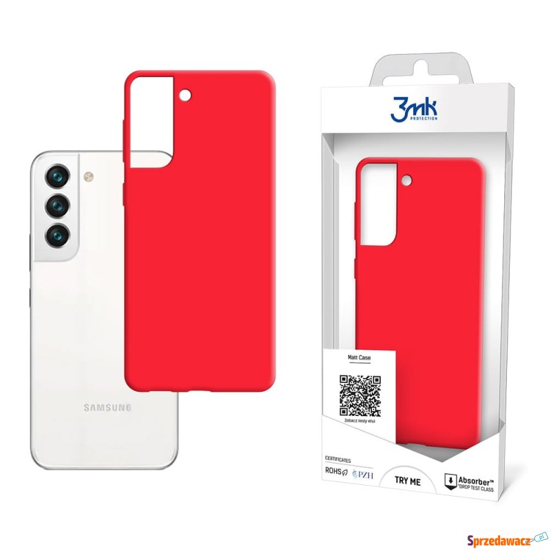 3mk Matt Case do Samsung Galaxy S22 5G strawberry - Etui na telefon - Rybnik