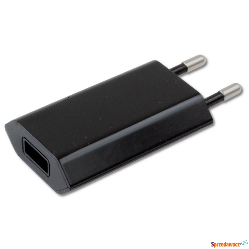 Techly ładowarka USB czarna - Ładowarki sieciowe - Kiełpino