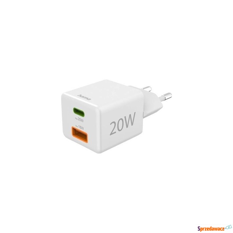 Hama ładowarka sieciowa mini 20W PD/QC 1x USB-C,... - Ładowarki sieciowe - Piła