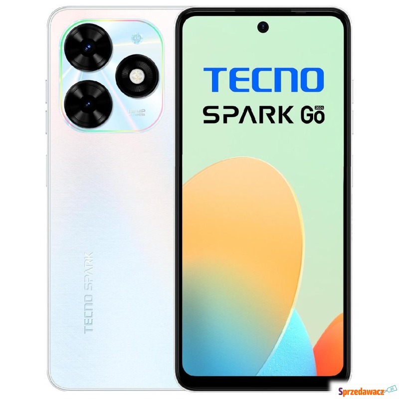 TECNO SPARK Go 2024 4/128GB Mystery White - Telefony komórkowe - Dzierżoniów