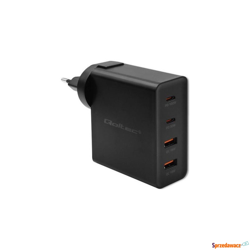 Qoltec GaN POWER PRO | 2xUSB-C | 2xUSB | 130W... - Ładowarki sieciowe - Piekary Śląskie