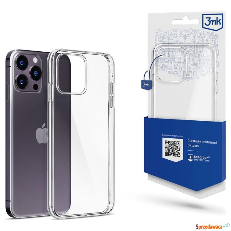 Apple iPhone 15 Pro Max - 3mk Clear Case - Etui na telefon - Słupsk