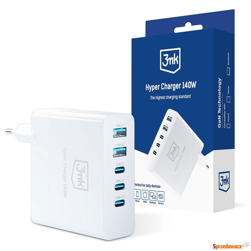 3mk Hyper Charger 140W - Ładowarki sieciowe - Mysłowice