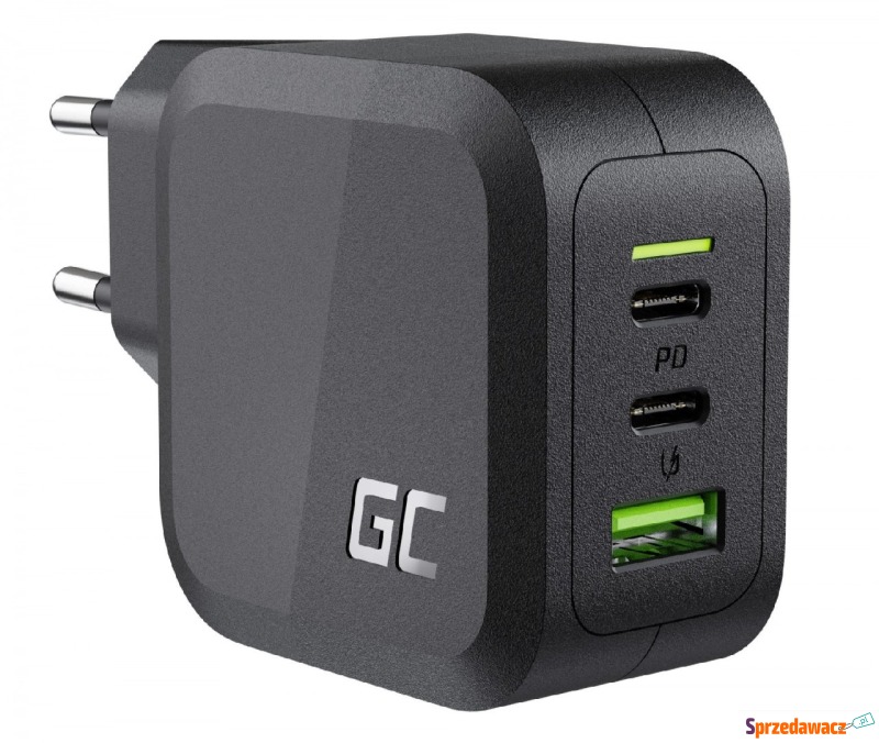 Green Cell GaN 65W 2x USB-C 1xUSB-A - Ładowarki sieciowe - Jelenia Góra