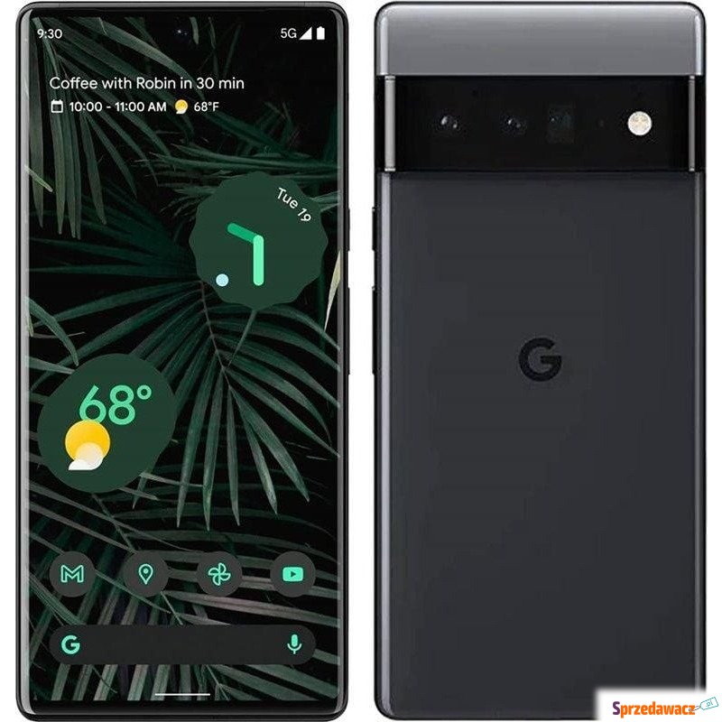 Google Pixel 6 Pro 5G 12/128GB Stormy Black - Telefony komórkowe - Szczecin